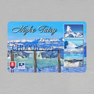 Chopok - magnet obdélník velký