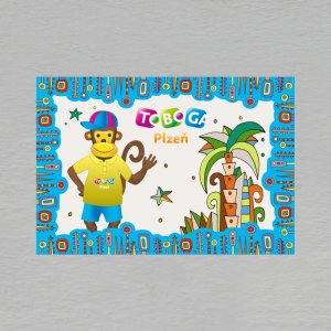 Toboga Plzeň - magnet C6 dvojitý