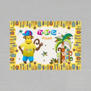 Toboga Plzeň - magnet C6 dvojitý