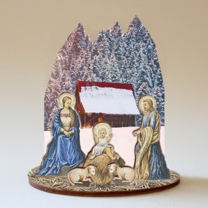 Severný Spiš Pieniny - betlém malý - potisk zadní strany