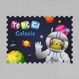 Toboga Galaxie - magnet známka