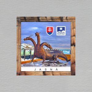 Chopok - magnet čtverec rám