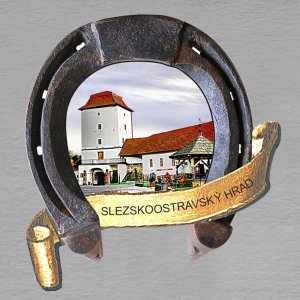 Slezskoostravský hrad - magnet podkova