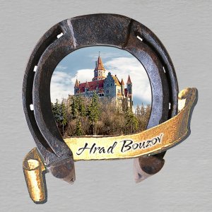 Bouzov - hrad - magnet podkova
