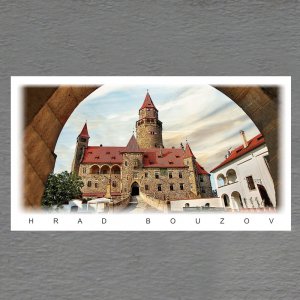 Bouzov - hrad - magnet DL