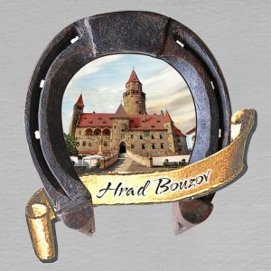 Bouzov - hrad - magnet podkova