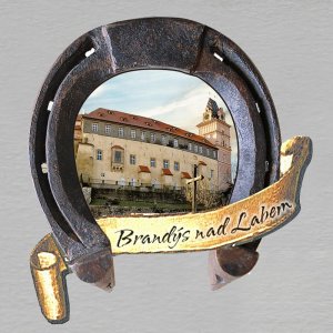 Brandýs nad Labem - magnet podkova