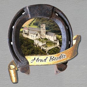 Bezděz - hrad - magnet podkova
