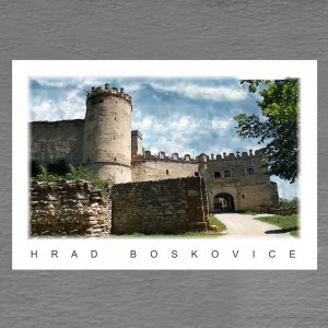 Boskovice - hrad - magnet C6