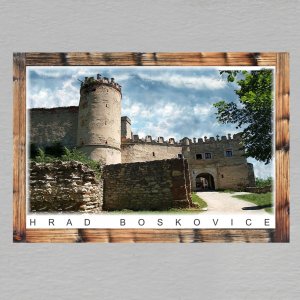 Boskovice - hrad - magnet C6 rám