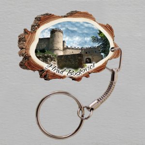 Boskovice - hrad - klíčenka kůra
