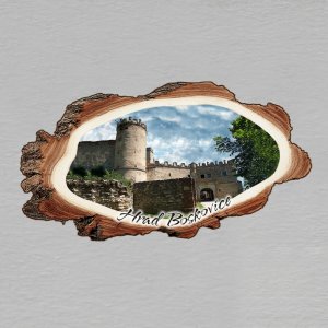 Boskovice - hrad - magnet kůra