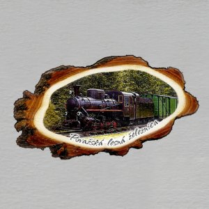 Považská lesná železnica - magnet kůra